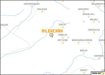 map of Mīleh Chāh