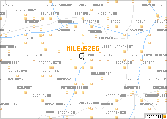 map of Milejszeg