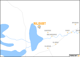 map of Milekat