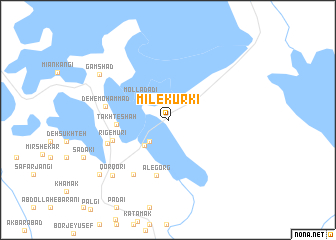 map of Mīl-e Kurkī