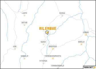 map of Milembwe