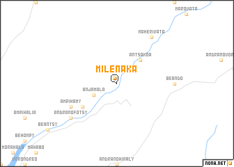 map of Milenaka