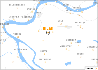 map of (( Mileni ))