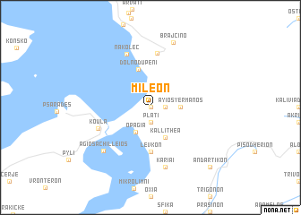 map of Mileón