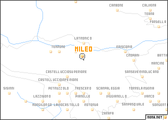 map of Mileo