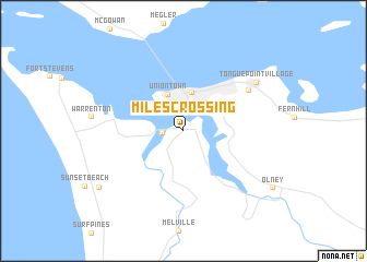 map of Miles Crossing