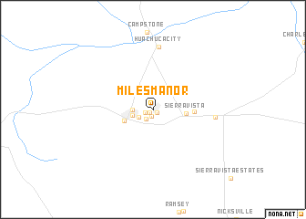 map of Miles Manor