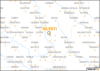 map of Mileşti