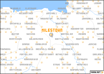 map of Miles Town