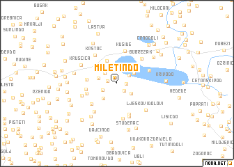 map of Miletin Do