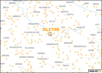 map of Miletine