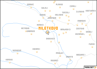 map of Miletkovo