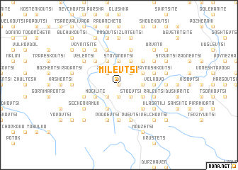 map of Milevtsi
