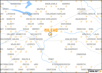 map of Milewo
