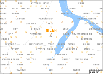 map of Milew