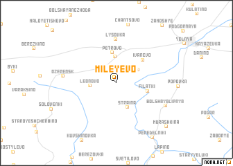 map of Mileyevo