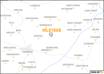 map of Mileyevo