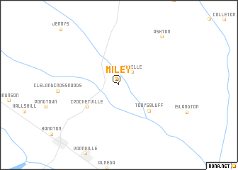 map of Miley