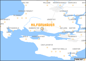 map of Milford Haven