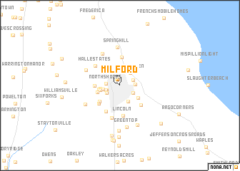 map of Milford