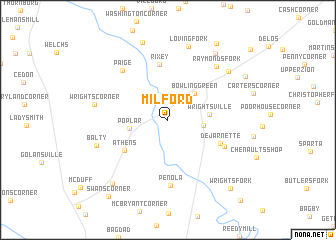 map of Milford