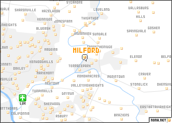 map of Milford