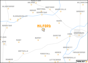 map of Milford