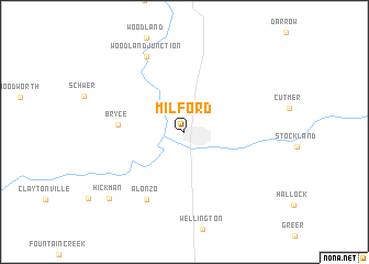 map of Milford