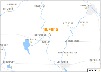 map of Milford