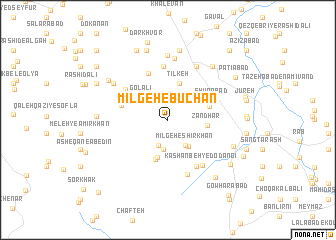 map of Mīlgeh-e Būchān