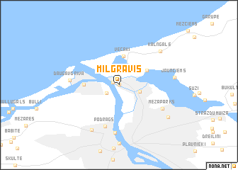 map of (( Mīlgrāvis ))