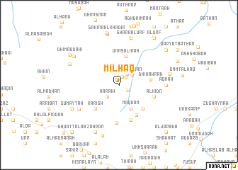 map of Milḩāq