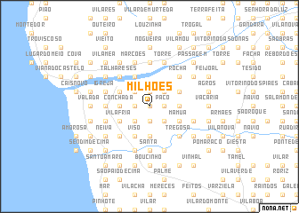 map of Milhões