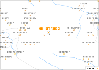 map of Miliatsara