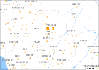 map of Milia