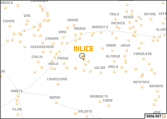 map of Milice