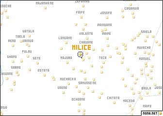 map of Milice