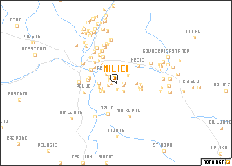 map of Milići