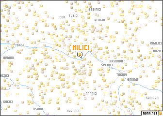 map of Milići