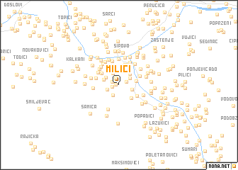 map of Milići