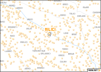 map of Milići