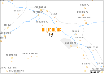 map of Milidovka