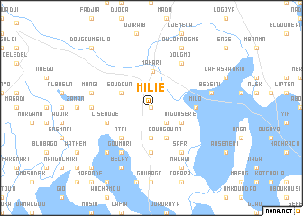 map of Milié