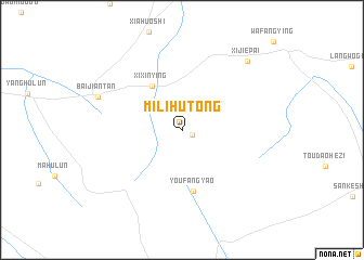 map of Milihutong