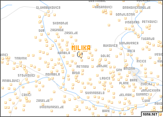 map of Milika