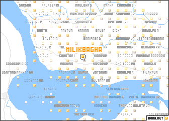 map of Milik Bāgha