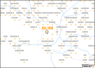 map of Milima