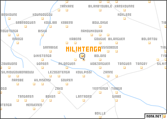 map of Milimtenga