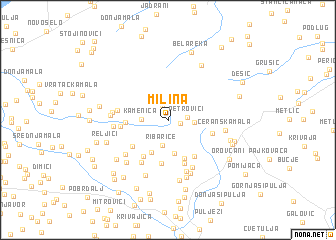 map of Milina
