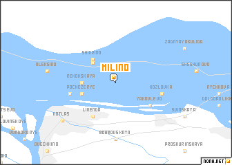 map of Milino